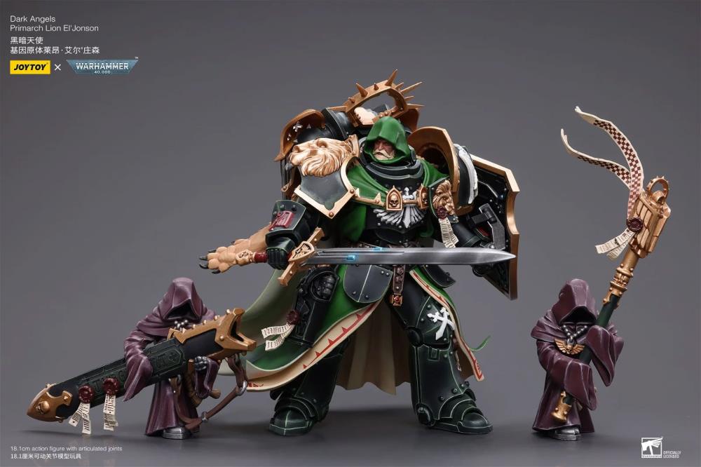 Warhammer 40k Dark Angels Primarch Lion El'Jonson 1/18 Scale Action Figure