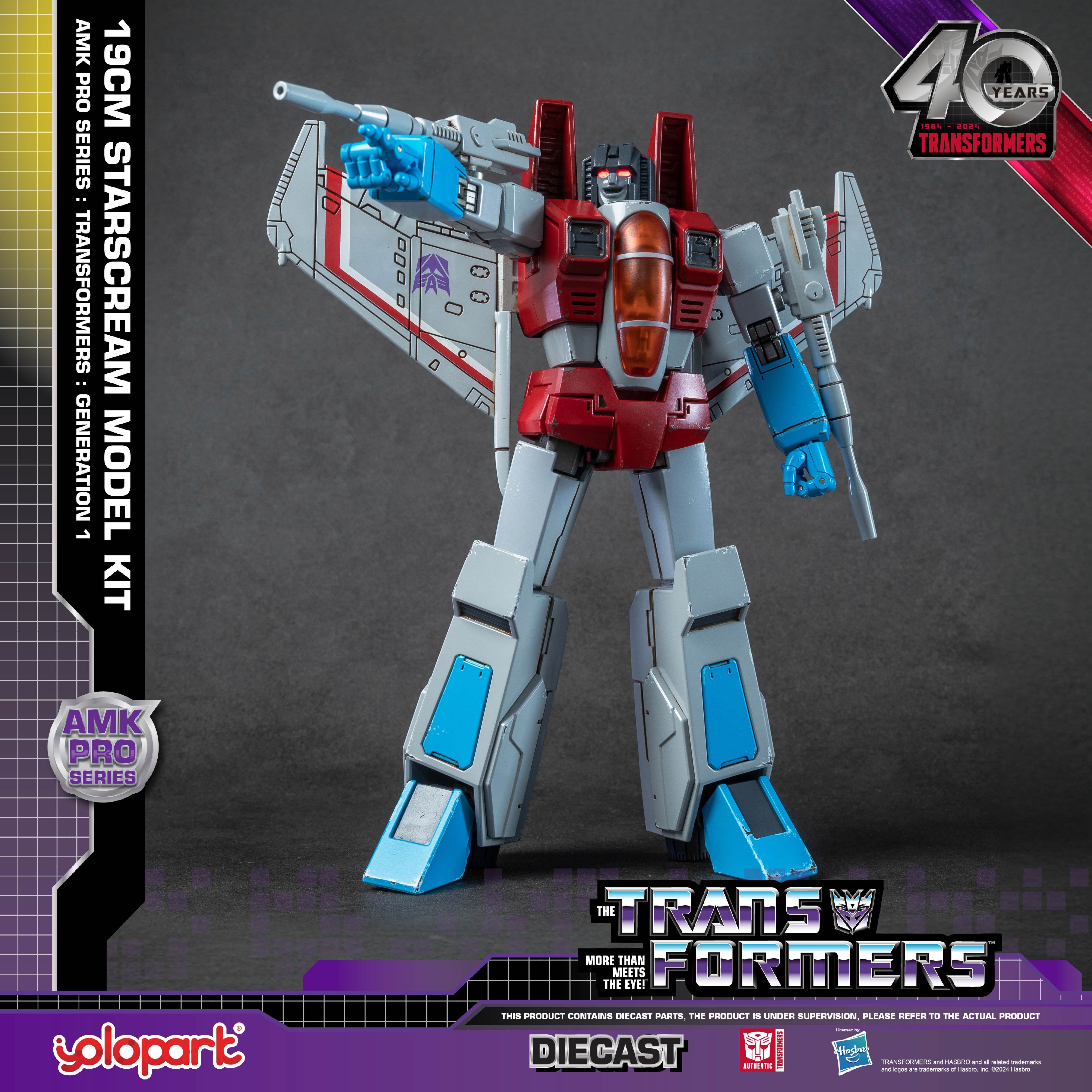 【Pre-order】Transformers: Generation 1 - 20cm Starscream Model Kit - AMK PRO Series