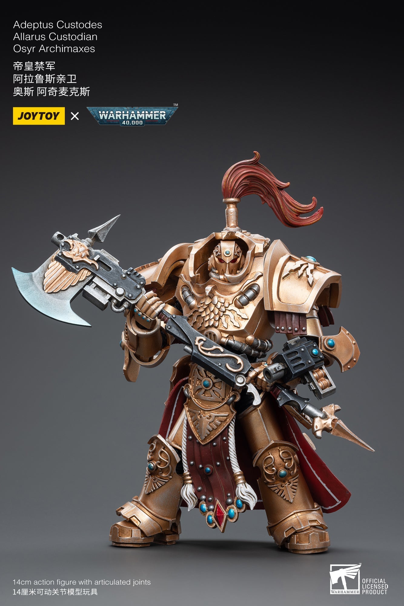 Adeptus Custodes Shield-Captain in Allarus Terminator Armour Hydon Seronis