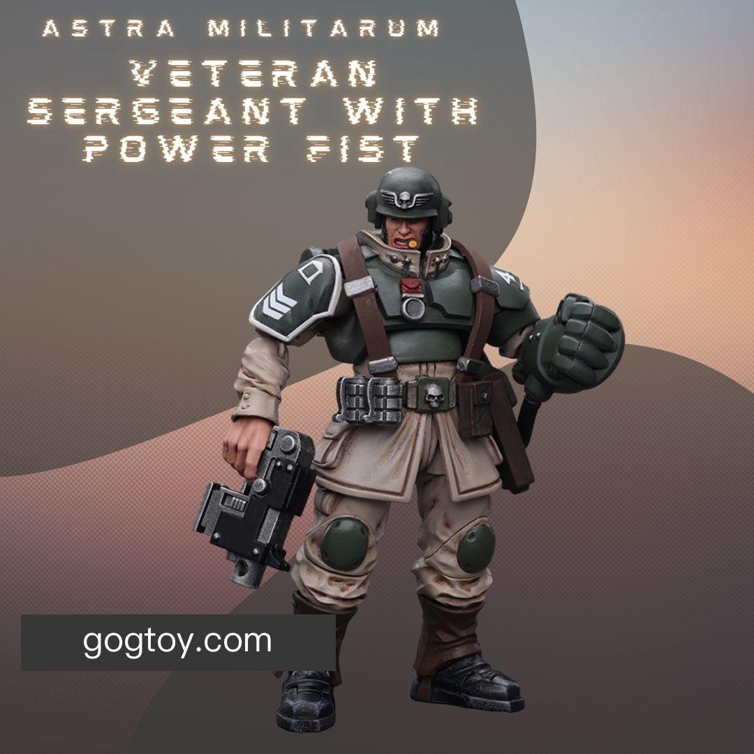 Astra Militarum
Cadian Command Squad
Veteran Sergeant with Power Fist