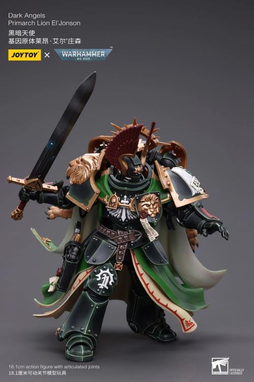 Warhammer 40k Dark Angels Primarch Lion El'Jonson 1/18 Scale Action Figure