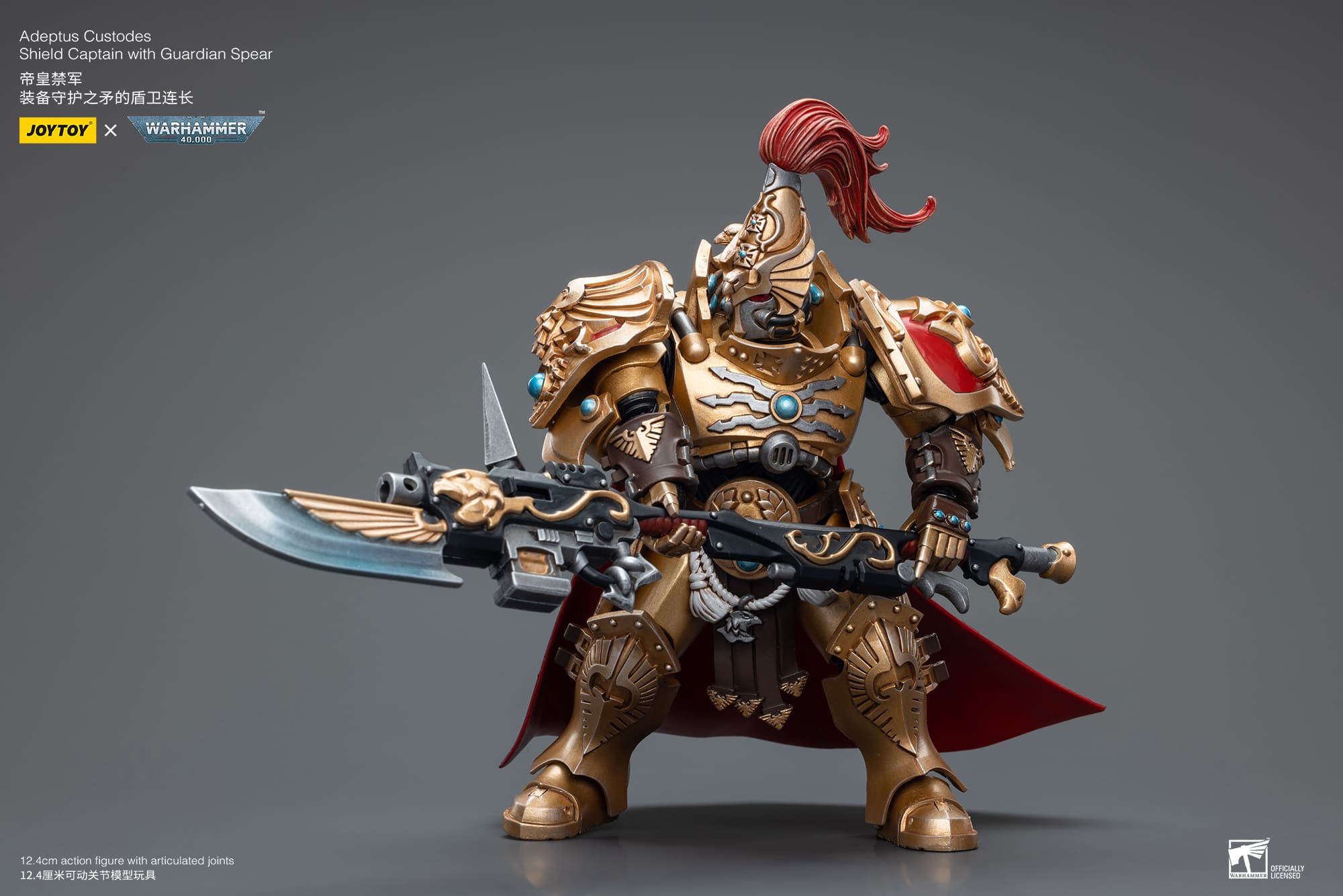 Adeptus Custodes
Shield Captain with Guardian Spear