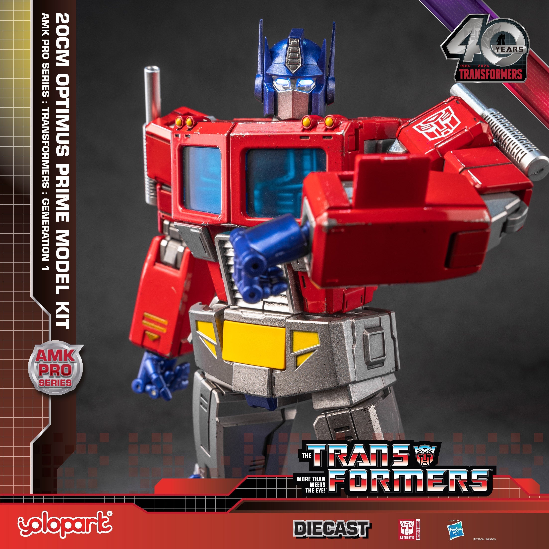 Transformers: Generation 1 - 20cm Optimus Prime Model Kit - AMK PRO Series