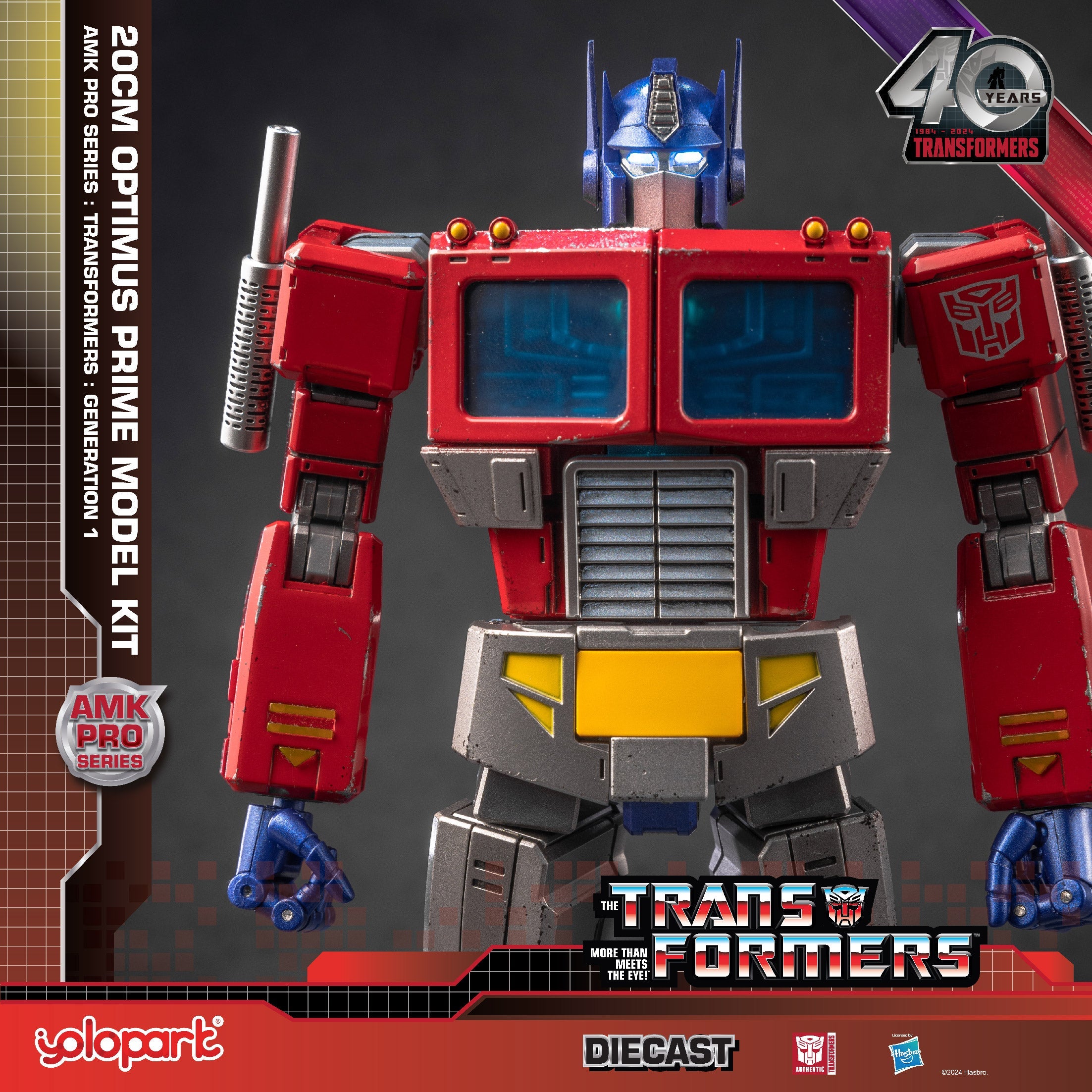 Transformers: Generation 1 - 20cm Optimus Prime Model Kit - AMK PRO Series