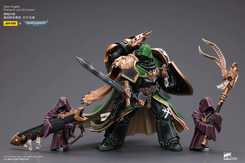 Warhammer 40k Dark Angels Primarch Lion El'Jonson 1/18 Scale Action Figure